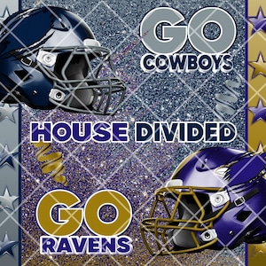 PNG-bestand alleen voor House Divided in Football - Dallas vs Baltimore - beschikbaar voor ELK TEAM