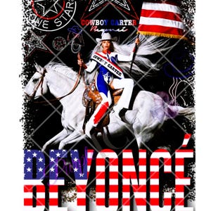 Bey Day Cowgirl Carter Cowboy PNGデジタルファイル