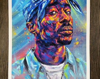 Tupac Shakur Fine Art Print