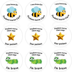 Nursing, Stickers, Paramedic stickers, Nurse stickers, Doctor stickers, Student, gift, brave stickers, personalised, paramedic, nurse