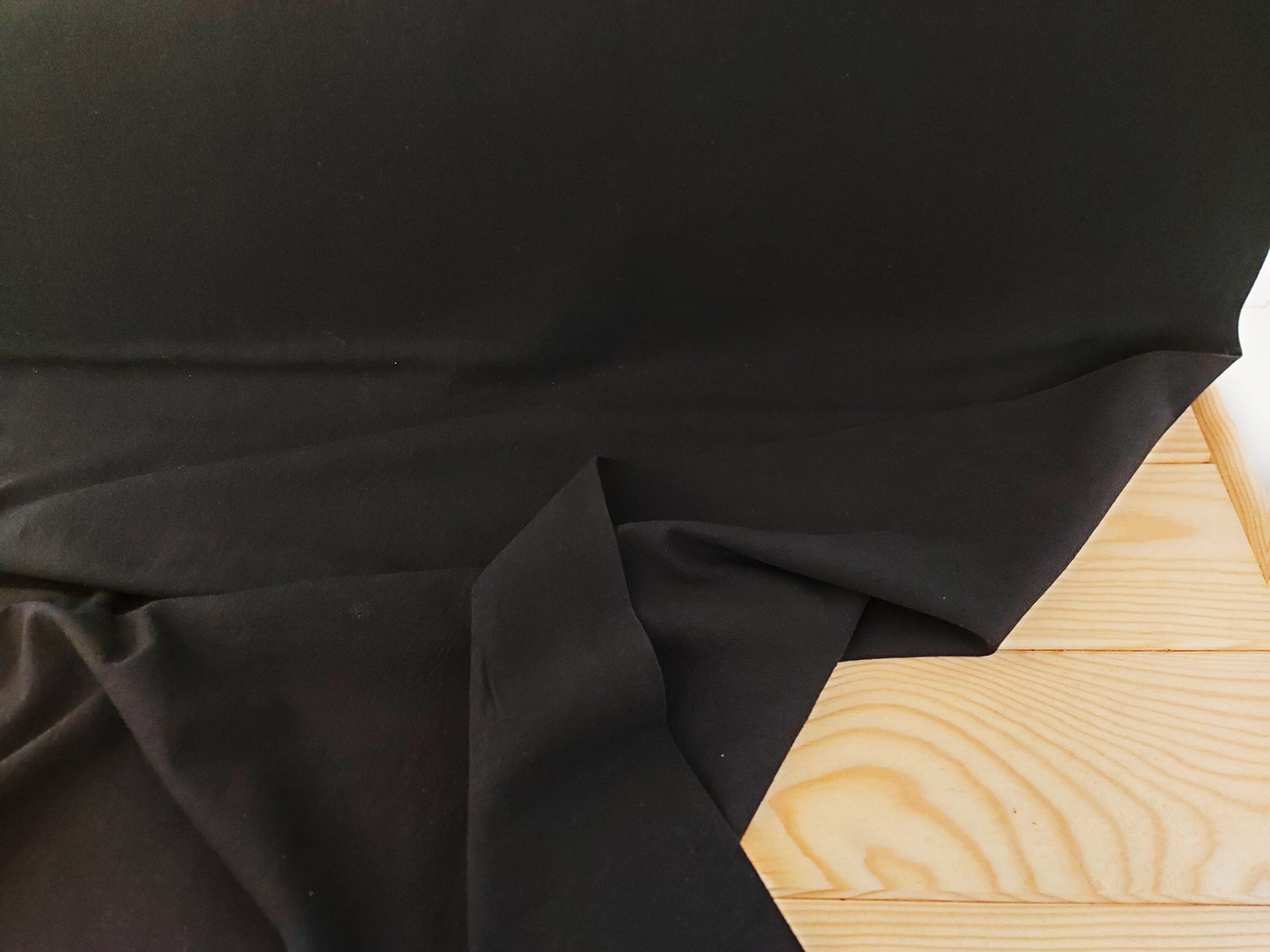 Black Cotton washed fabric Fine soft quality 100 washed Etsy