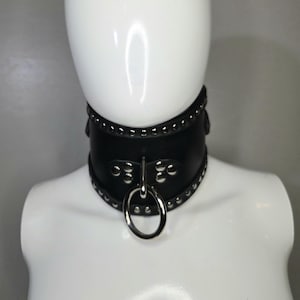 Heavy Leather Posture Collar