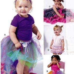 Tutu RÖCKE SCHNITTMUSTER | Mädchen kleidung | Kinderkleidung für Kleinkinder | Rüschen Balletttanz | Boutique-Stil Kinder | 6636