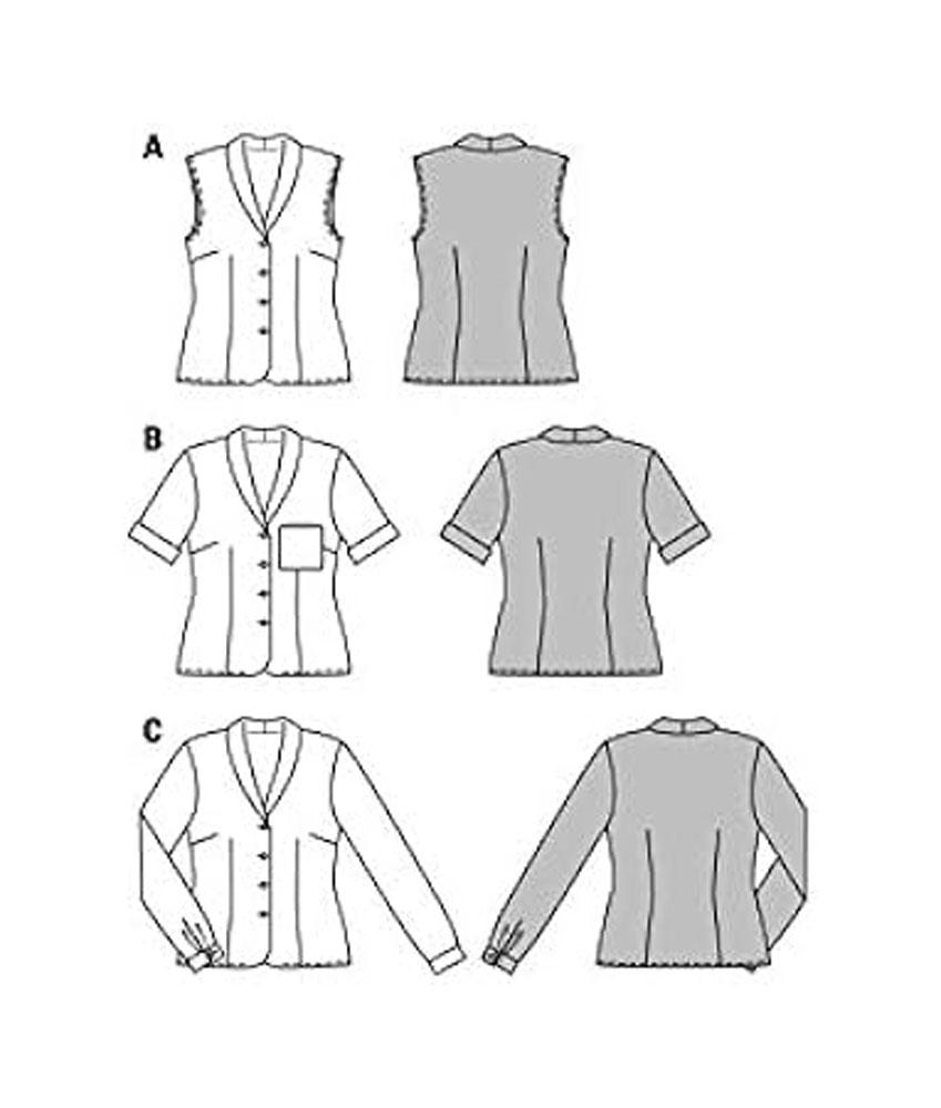 BLOUSE SEWING PATTERN | Sew Womens Clothes Clothing | Button-down Shirt ...