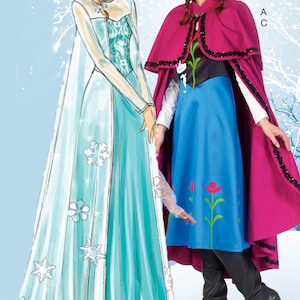 Disney La Reine des Neiges - Déguisement Elsa Robe et Coiffure Taille 5/6  ans