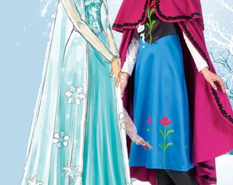 Costume Robe Mariée La Reine des neiges Anna Femmes
