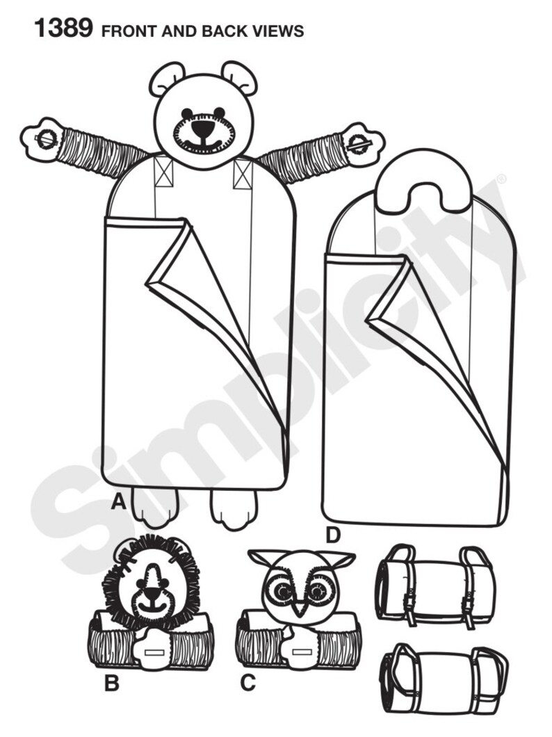 NAP MAT Sewing PATTERN Sew Kids Girls Boys Sleeping Bag Etsy