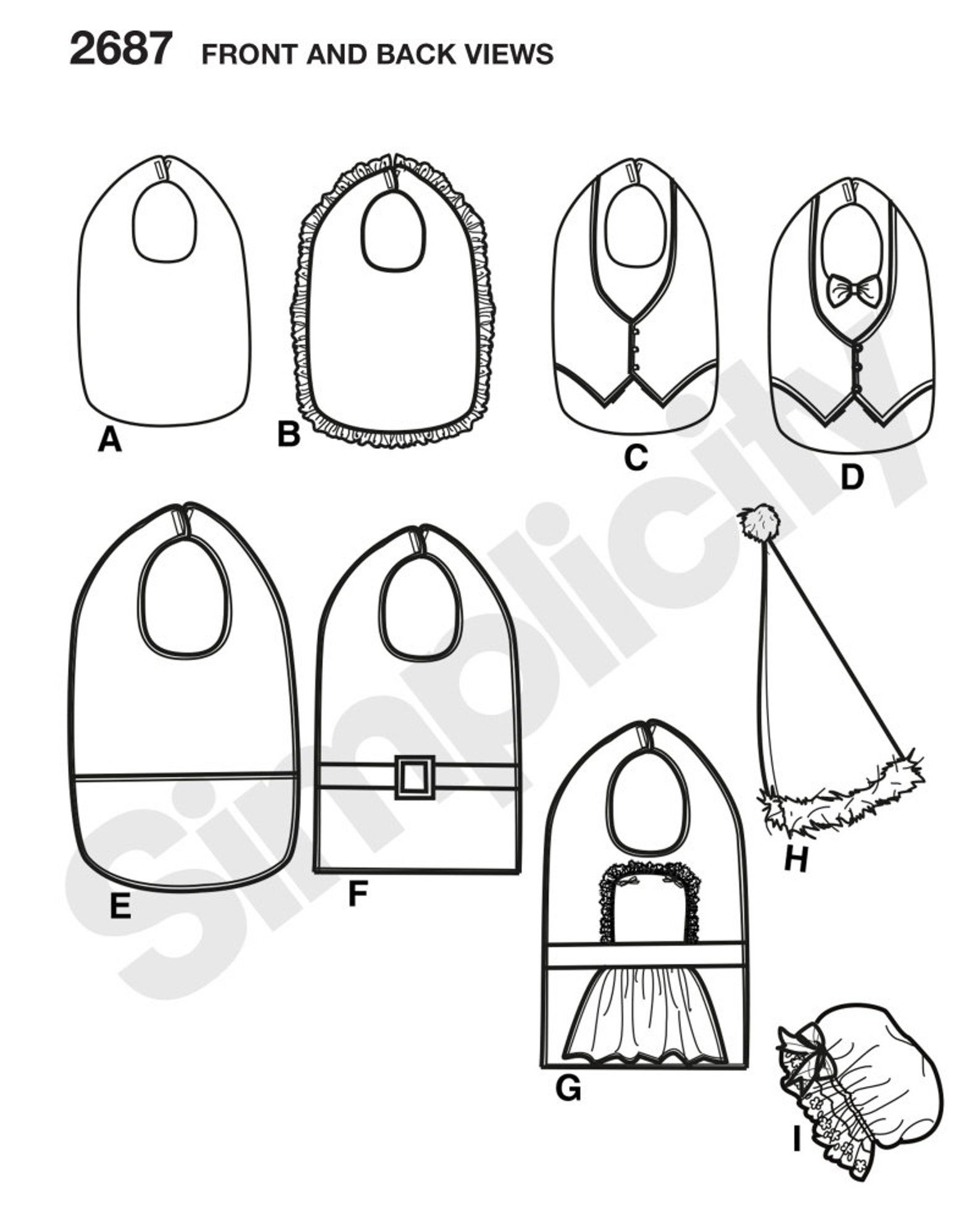 Adult BIB SEWING PATTERN Sew Clothing Protector Sewing Fun Etsy