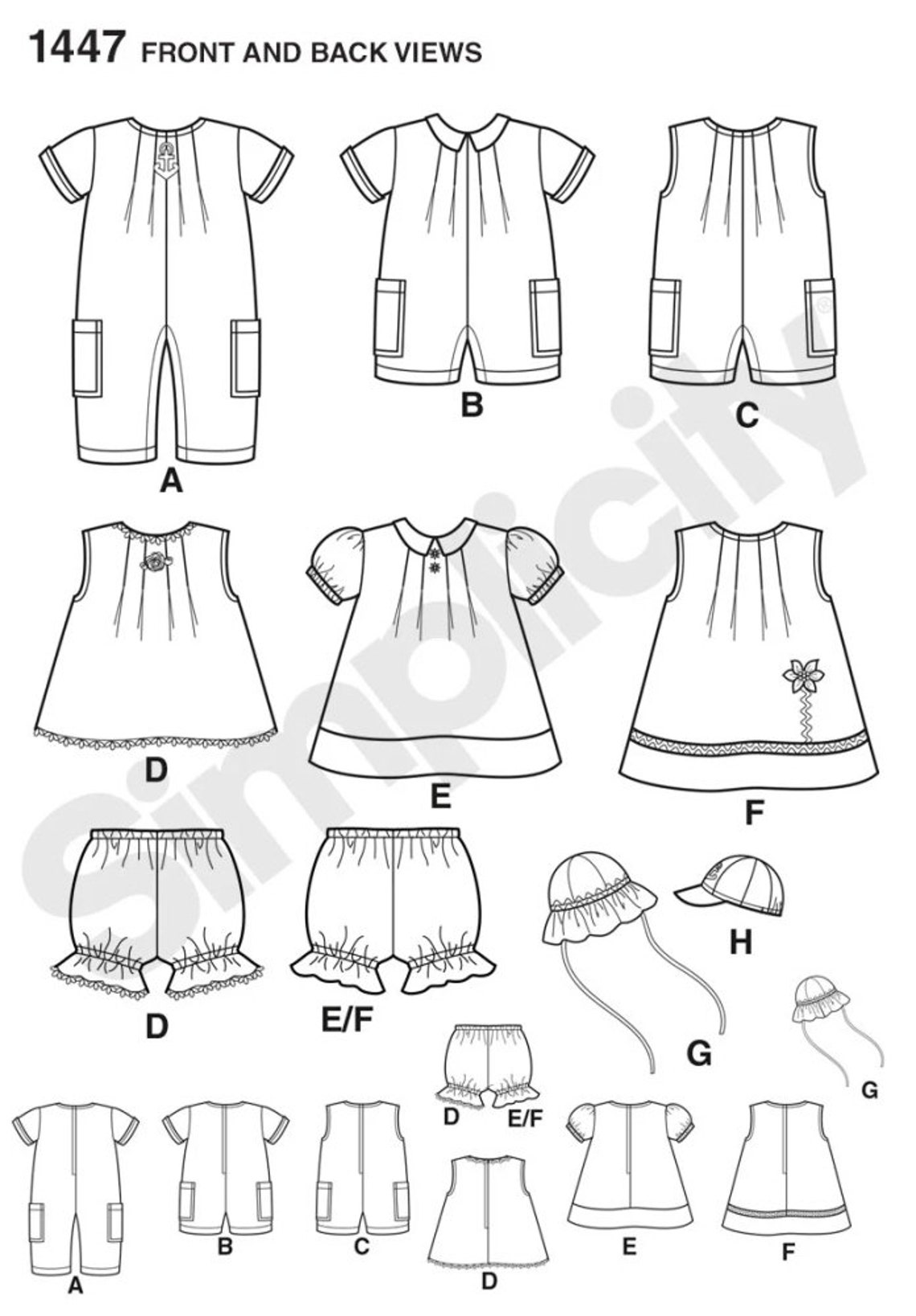 BABY SEWING PATTERN Make Boys Girls Clothes Infant Etsy