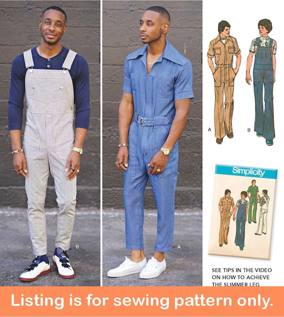 retro jumpsuit for men