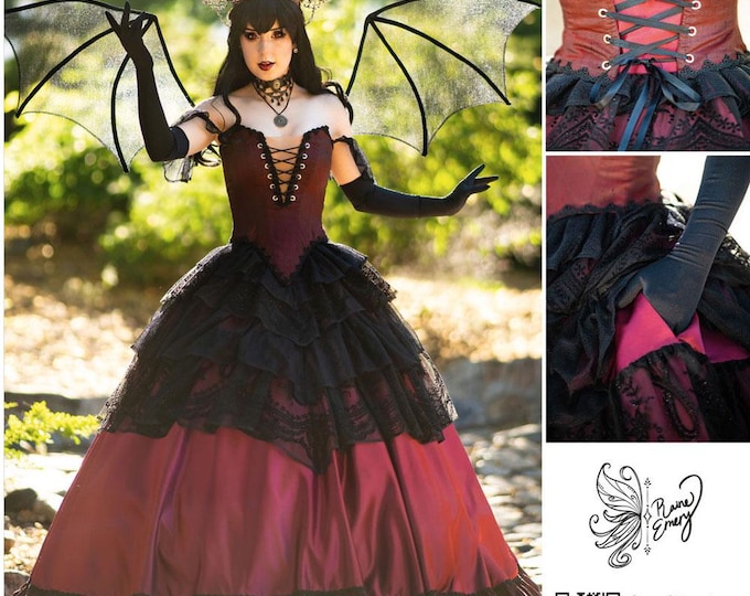 COSTUME SEWING PATTERN Sew Womens Halloween Carnival Outfit Vampire