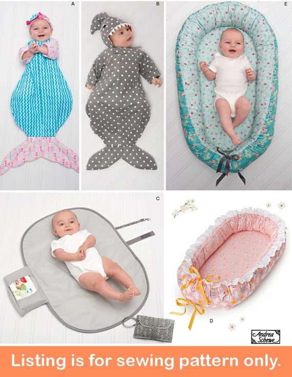 BABY SEWING PATTERN Make Infant Newborn Accessories Bunting