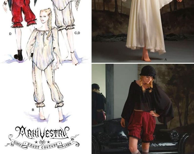 COSTUME SEWING PATTERN Sew Womens Halloween Carnival Outfit Vampire