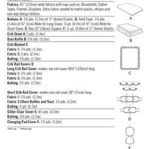NURSERY DECOR Sewing PATTERN | Sew Baby Girls Infant Newborn Crib ...