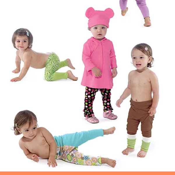 Sale!!! LEGGINGS SEWING PATTERN | Sew Baby Clothes Infant Clothing | Shirt Hoodie Jacket Hat Boys Girls Easy | Size Small - Extra Large 6457