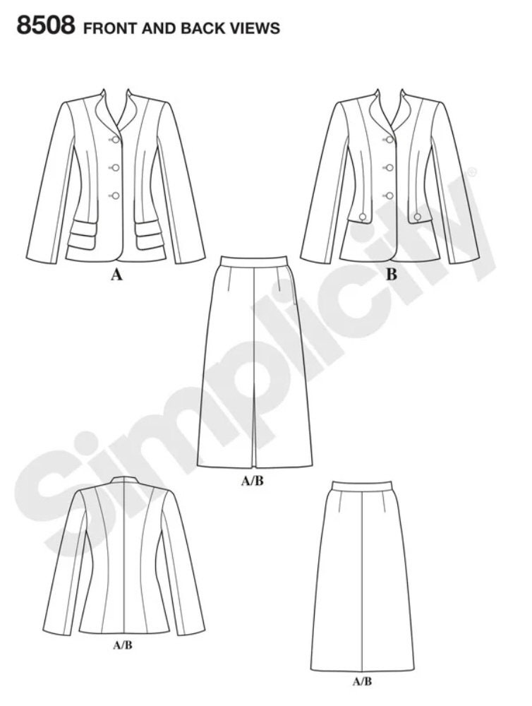 SUIT SEWING PATTERN Sew Womens Clothes Clothing Jacket Etsy