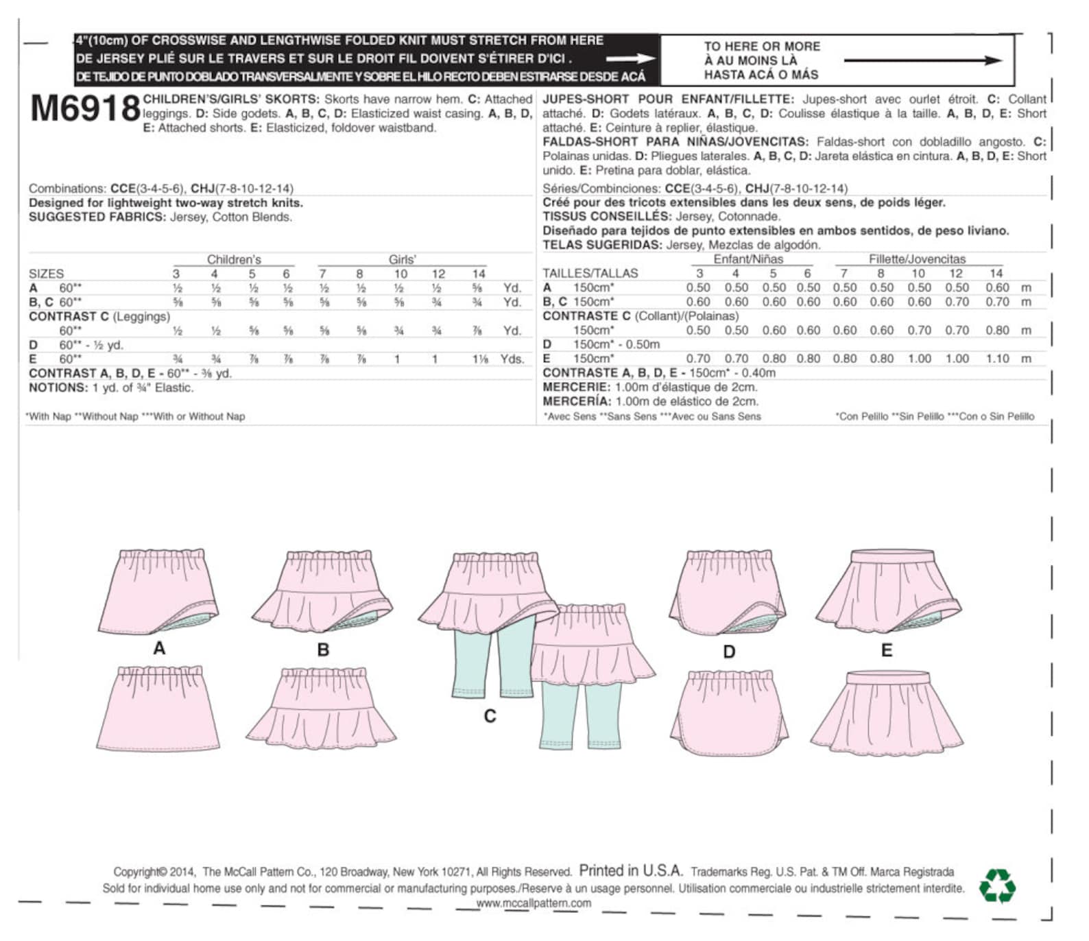 SKORTS SEWING PATTERN make Girls Clothes Kids Clothing Etsy