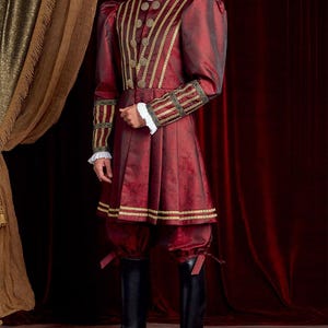 COSTUME SEWING PATTERN | Sew Mens Clothes Clothing | Halloween Renaissance Tudor Era 1500s | Size 34 36 38 40 42 44 46 48 50 52 Plus | 9095