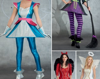 COSTUME SEWING PATTERN Sew Womens Halloween Carnival Outfit Vampire