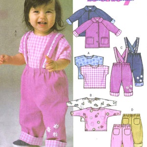 MODELLO DI CUCITO PER BAMBINI / Cucire Ragazzi Ragazze Vestiti Per neonati / Giacca Cargo Pantaloni Bretelle Cappotto / Taglia Neonato - Extra Large / Primavera 4215
