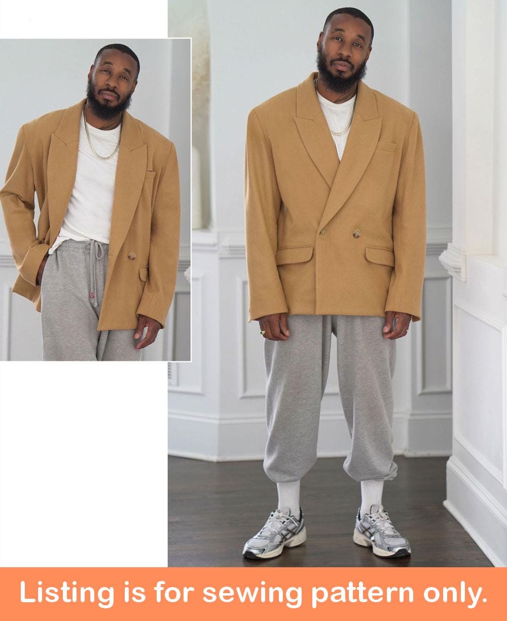 Men oversized blazer - Etsy 日本