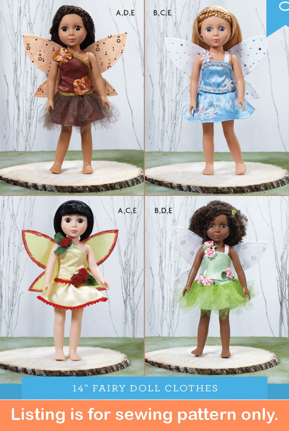 14 Welie Wisher®, Glitter Girls Size PDF Sewing Dress Pattern
