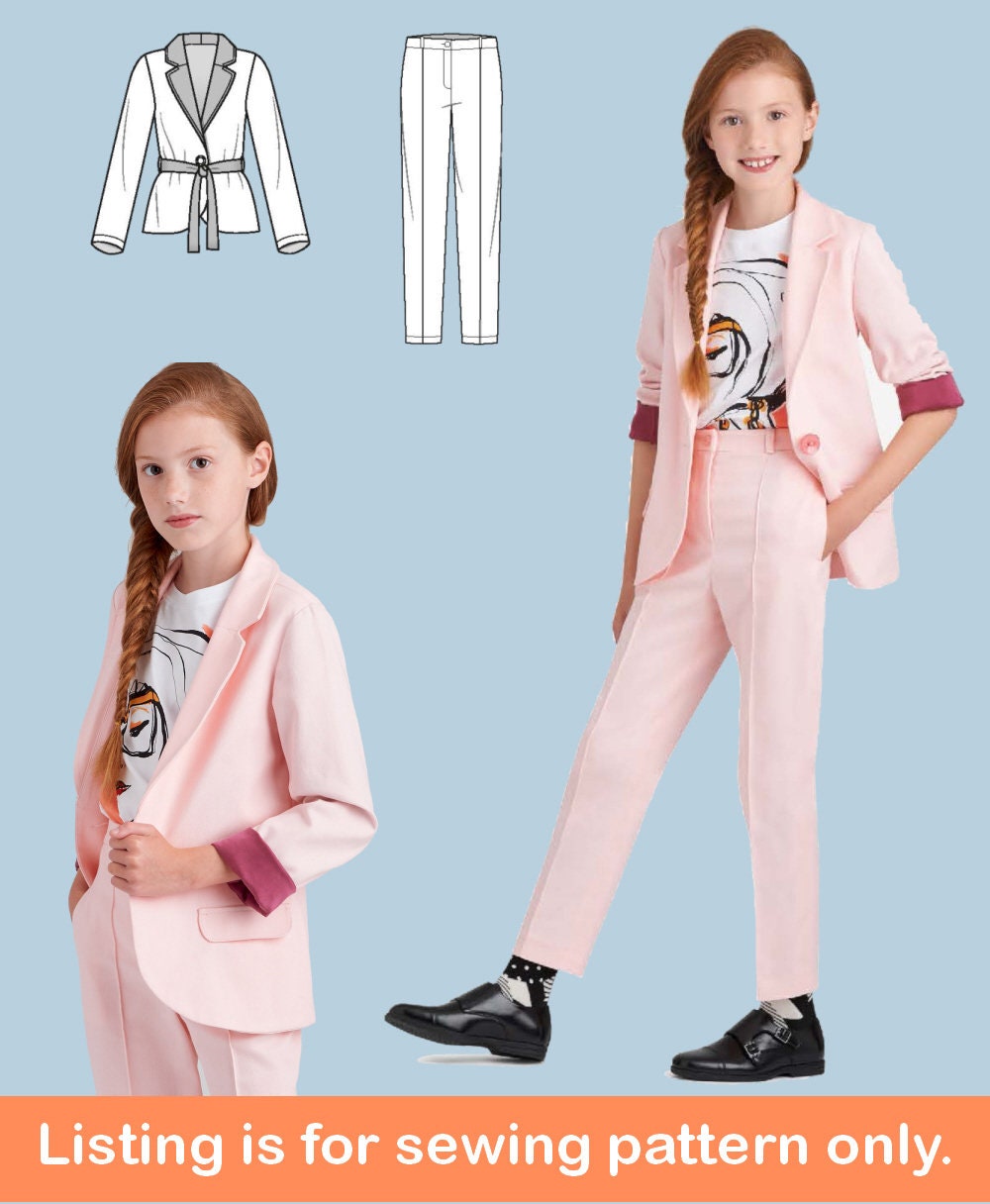 Formal Suit Girls/ Tailored Toddler Suit Formal Dress Wear for