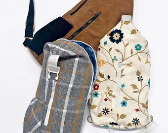 SLING BAG Sewing PATTERN | Sew Mens Womens Crossbody Cross Body Tote | Handbag Purse Present | Homemade Handmade Custom Gift Idea | 4276