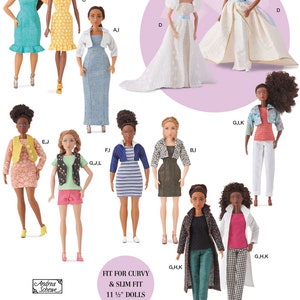 Basic Barbie Dress PDF Sewing Pattern Barbie Dress Pattern, Doll