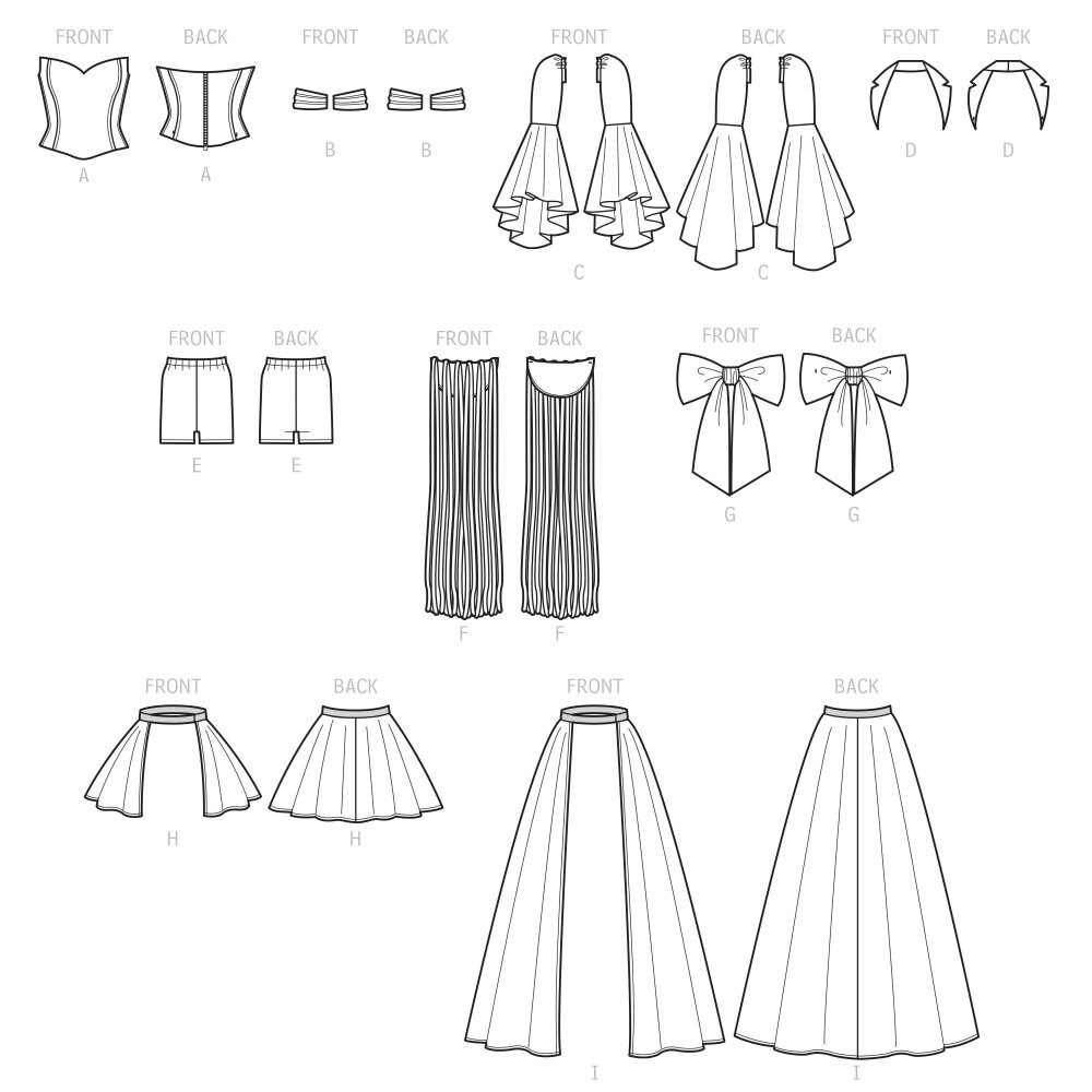 Sale!! COSTUME SEWING PATTERN | Sew Womens Halloween | Cosplay Cabaret ...