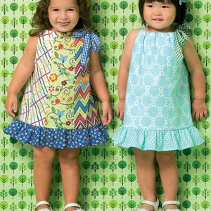 Sale!! TODDLER SEWING PATTERN | Sew Girls Clothes Clothing | Dress Sundress w/ Fat Quarters! | Size 1T 2T 3T 4T | Spring Summer Outfit 169