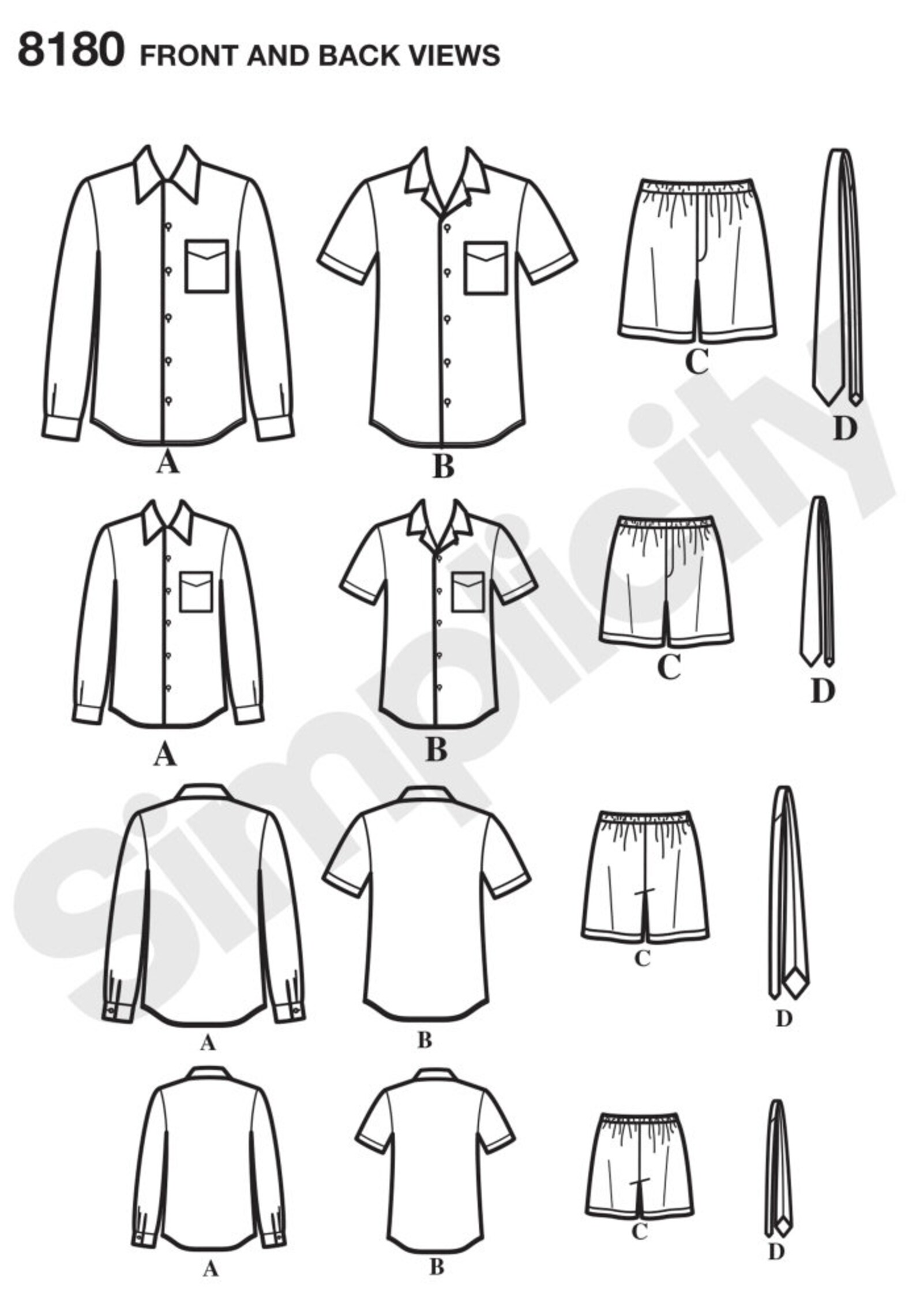 Father Son Pattern Father Son SEWING PATTERN | Sew Men Boys Matching Clothes Clothing ...