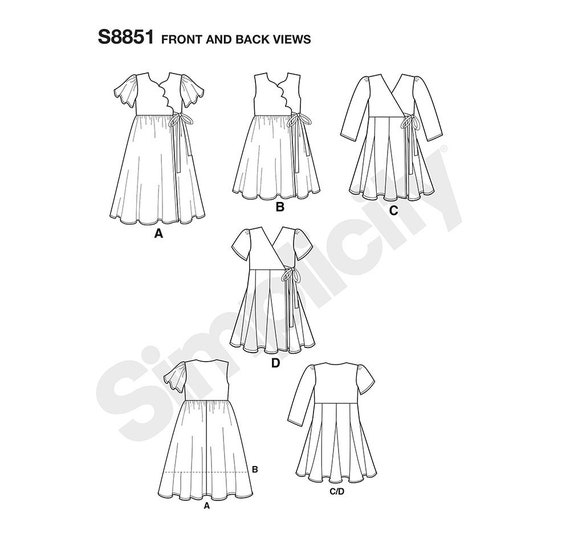 DRESS SEWING PATTERN | Sew Girls Clothes Clothing | Formal Long