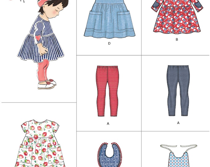 GIRLS SEWING PATTERN make Baby Clothes Infant Clothing Etsy