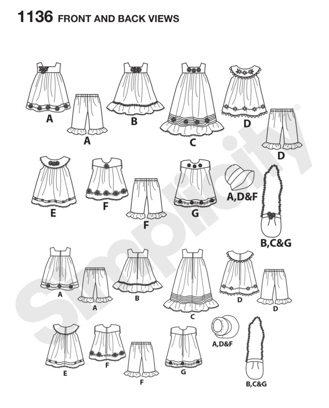 DOLL CLOTHES Sewing PATTERN Make Clothing for 18 Inch | Etsy