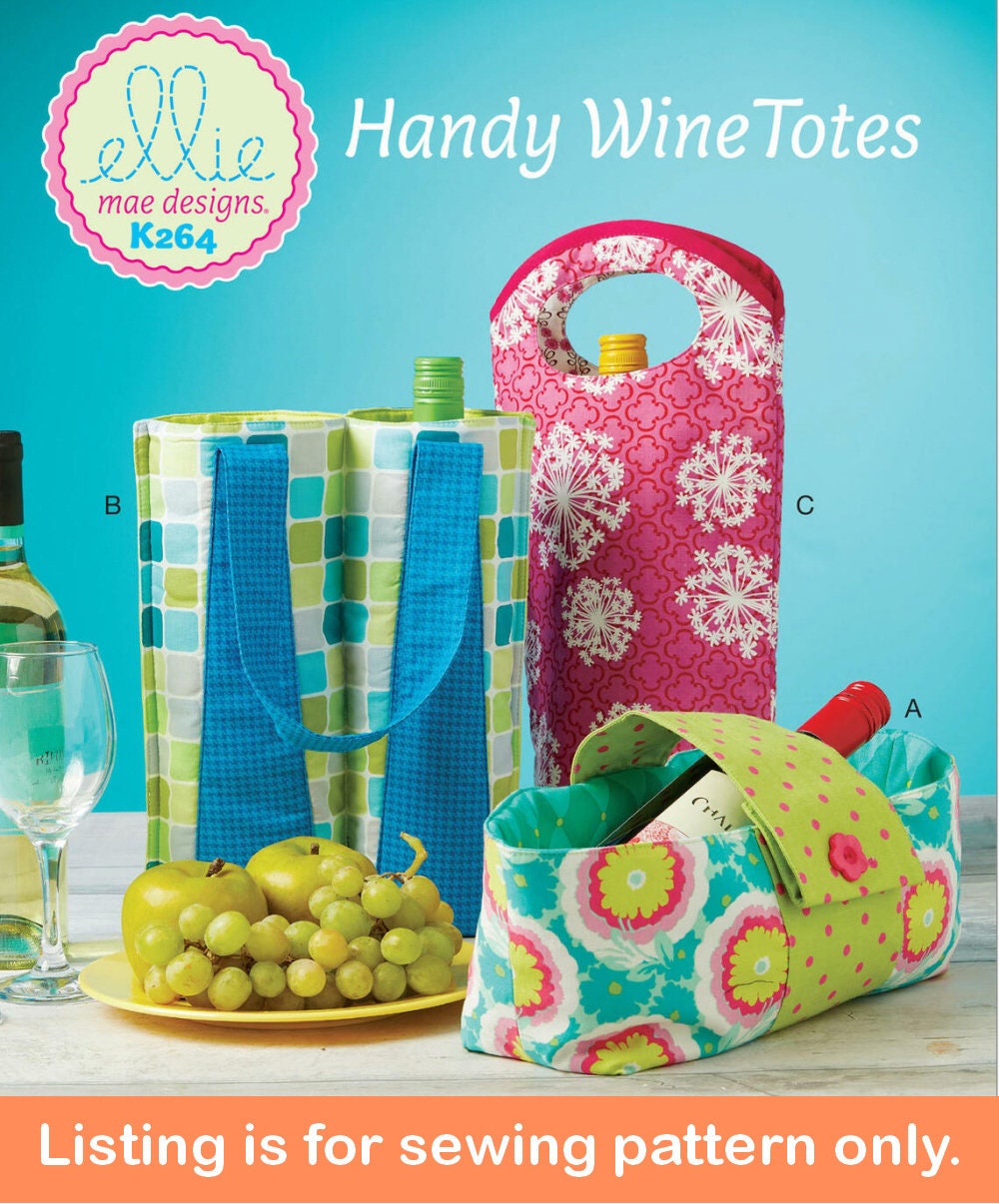Christmas Collection #3: Fabric Wine Bottle Gift Bags : Ted's Woodshop