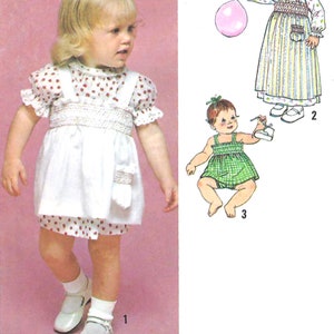 PEUTER NAAIPATROON | Sew Girls Kleding Kleding | Jurk Sundress Pinafore Apron Slipje | Kindermaat 1 Vintage Stijl Outfit Lente 8951