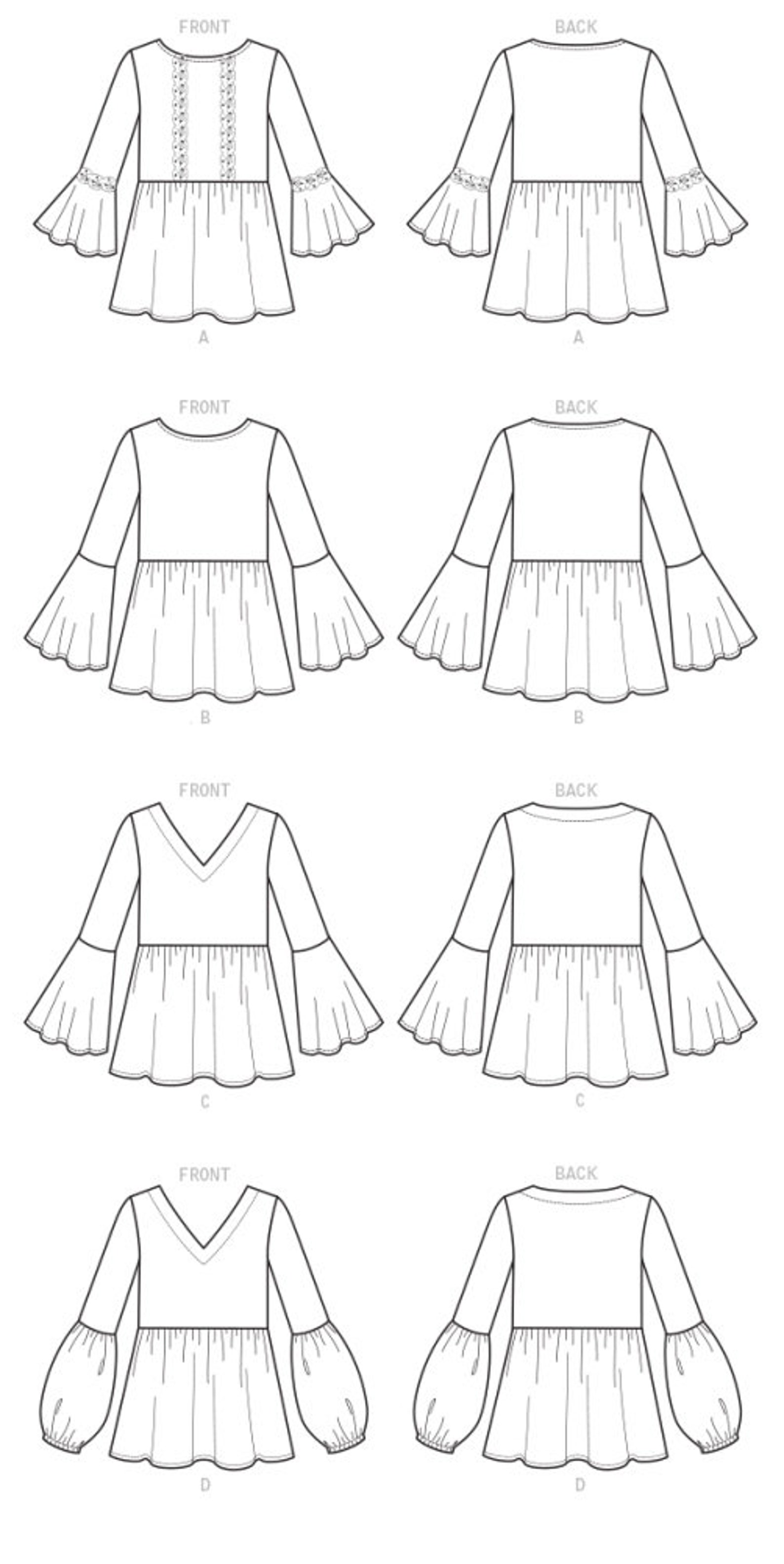 9+ Women'S Clothing Patterns TOP SEWING PATTERN | Sew Womens Clothes Clothing | Shirt Boho Summer