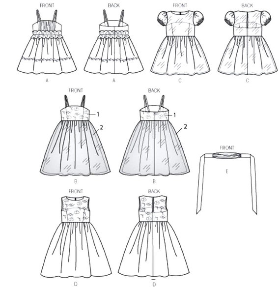 erstkommunion kleid schnittmuster