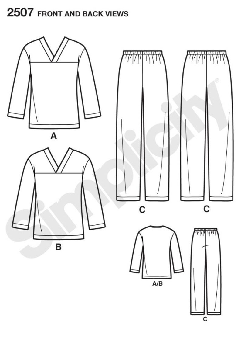 PAJAMAS SEWING PATTERN Sew Boys Girls Clothes Clothing - Etsy