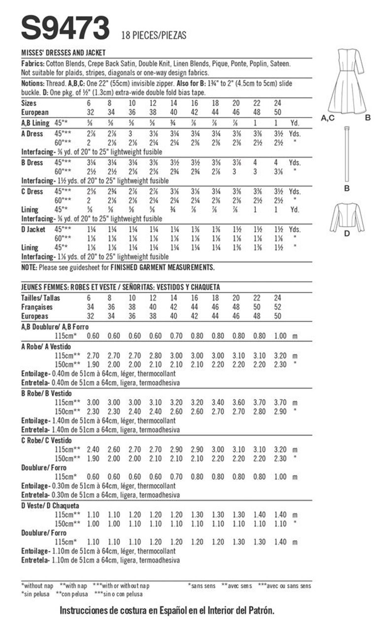 DRESS SEWING PATTERN | Sew Womens Clothes Clothing | Formal Jacket ...