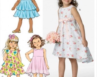 DRESS SEWING PATTERN | Make Girls Clothes | Kids Clothing For Party Easter Church Special Occasion Dress | Child Size 2 3 4 5 6 7 8 | 6013