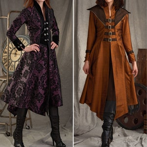 COSTUME SEWING PATTERN | Sew Women Halloween | Coat Dress Jacket Steampunk Cosplay | Size 6 8 10 12 14 16 18 20 22 | Victorian Fantasy 8769