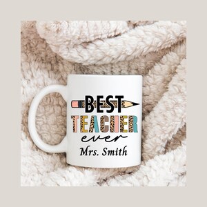Teacher Mug, Personalized Teacher Coffee Mug, Teacher Gifts, Teacher Cup, Teacher Appreciation Gift, Custom Teacher Coffee Cup, Teacher, Tea