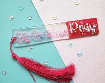 Sparkly Bible Bookmark | Bible Bookmark | Baptism Gift | Birthday Gift | Christian Gifts | Girly Gifts | Stocking Stuffers