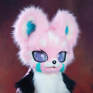 Fursona Head Costume | Anthro Animal Mask | Furry Roleplay Gear | Custom Faux Fur Headpiece | Anthrocon
