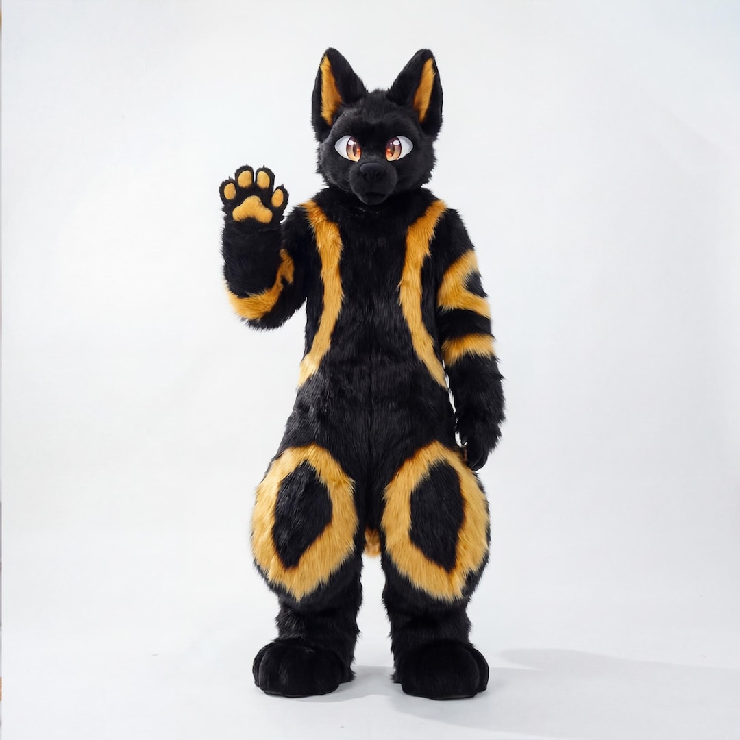 Full Fursuit Complete Set Custom Fullsuit Pok mon Umbreon Cosplay full-fursuit-complete-set-custom-fullsuit-pok-mon-umbreon-cosplay