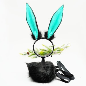 Handmade Animal Ear Headband,Faux fur ears, fox ears, fluffy ears, bunny ears, costume ears,animal ears, ears, kitten ears, anime cosplay