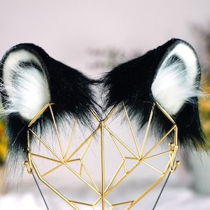 black bear ears neko ears ears cosplay neko mimi handcraft cat ears kawaii headband hamster ears tiger ears kitten ears fur ears kemono mimi