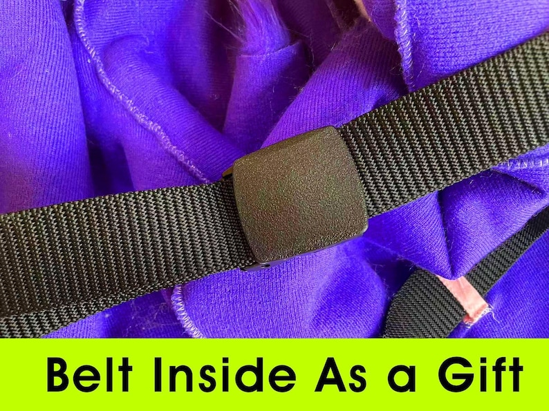 the belt inside as a gift